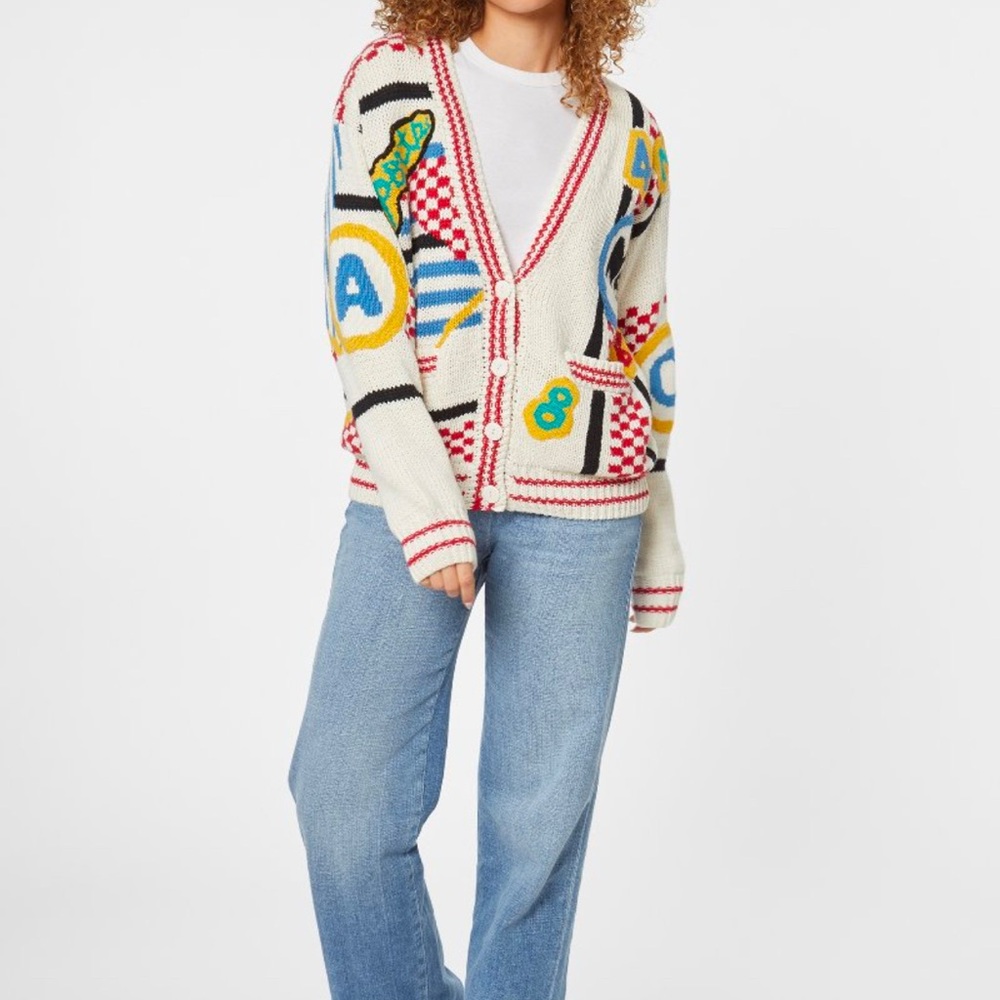 NO! Jeans knit patchwork cardigan